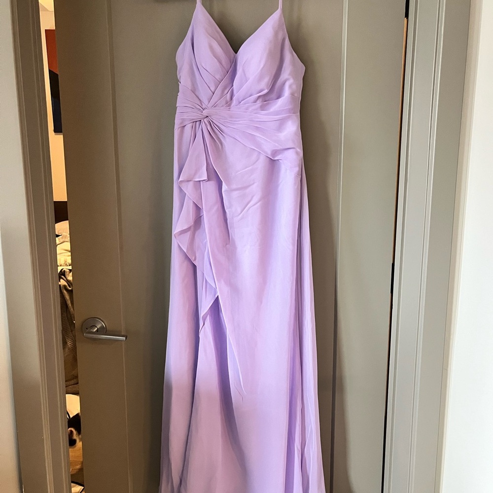Azazie Emerald Dress in Lilac